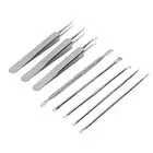 8Pcs Acne Tools Extractor Kit Pimple Popper Blackhead Remover Stainless Stee IDM