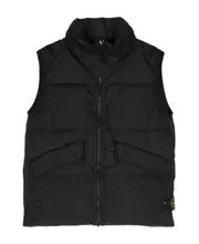 Stone Island Junior Compass Patch Padded Gilet 8Y,14Y,10Y black