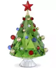 New in Box Colorful Sparkling Swarovski Crystal Holiday Cheers Christmas Tree