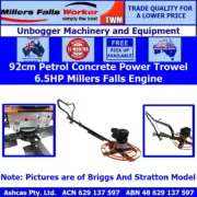 Millers Falls 920mm (36") Concrete Power Trowel 6.5hp 4-stroke ULP Engine