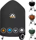 Zettum Kettle BBQ Cover for Weber 57 CM - 600D Charcoal Grill Cover for Weber...