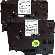 NEOUZA 2Pk Black On White Label Tape Compatible for Brother Tz Tze 231 Tz-231 Tze-231 P-Touch 12Mm Width 8M Length (0.47 Inch 26.2 Ft.) Cassette