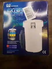 SunSun Tech'n'Toy HW-602B 106 GPH 3-Stage External Canister Filter Open Box