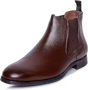 [Red Tape] Men's Classic Chelsea Boots - Elevated Look, Utmost Comfort, Firm Grip, Slip -Resistance, Shock Absorption, Better Traction & Soft-Cushioned Insole