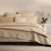 Sheridan Meria Bed Cover in Almond Cotton/Polyester