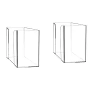2PCS Countertop Towel Dispenser Clear Guest Towel Napkin Holder for Z-Fold9898