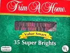 Vtg. Trim A Home 35 Small Super Brights Light String Sold At K-Mart