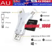 4-in-1 Media Transfer with Memory Card USB TF Micro SD Card Reader
