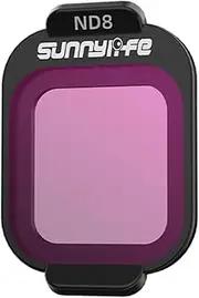 MCUV Filter for Vlog Camera Accessories Multi-Layer Coated for True Colors Does Not Affect of Lens Cap. Image is Clearer, ND8