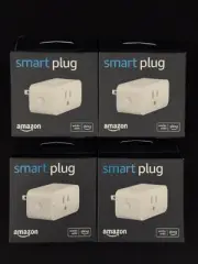 ✅NEW✅4x Amazon Smart Plug Work w Alexa Control Lights w Voice Easy Set up & Use✅