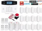 E17 WiFi Tuya APP Wireless DIY Home Security Alarm System+Alexa+Google Assistant