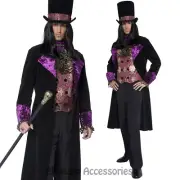 CL908 Gothic Manor Vamp Vampire Count Gothic Halloween Fancy Dress Up Costume
