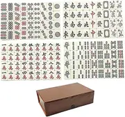 Mahjong Set Chinese Mah Jong Game 149PCS/ Set Travel Mini Mahjong Set for Kids Families Adults Travel Mahjong