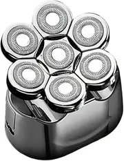 Compatible for Bald 7D Floating Cutter Head 6-in-1 Waterproof Head Shavers Charging Portable with Trimmer