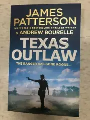TEXAS OUTLAW BOOK,JAMES PATTERSON,BRAND NEW , BEST SELLER ,SEQUEL TEXAS RANGER