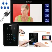 7" LCD RFID Password Video Door Phone Doorbell Intercom System Camera Touch Key