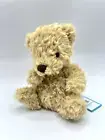 Jellycat YUMMY BEAR Soft 6” Plush Retired Cute Teddy Saddle Embroidered Eyes NEW