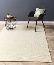 Ninnutsg Folt Wool Yellow Rug