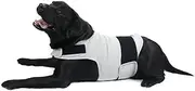Comfort Dog Anxiety Relief Coat, Dog Anxiety Calming Vest Wrap for Thunderstorm,Travel,Fireworks,Vet Visits (Light Gray, L)