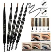 2 In 1 Microblading Tattoo Eyebrow Tattoo Pen Eye Brow 3D Makeup Pencil 5Colors✔