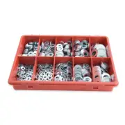 Jamec Pem Flat Steel Washer Assortment 650 Piece 102.130