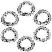 Ipetboom 6Pcs Flexible Plastic Hair Comb Headbands for Women Wavy Hair Styling Accessories Lightweight and Comfortable Wear
