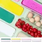 Plastic Noodle Storage Box Large Capacity Refrigerator Food Container for Home