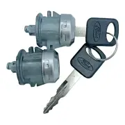 New Replacement OEM Door Locks Coded With Logo Keys For 1998-2009 Ford f350 (for: Ford)