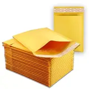 20 EcoSwift Size #0 7.5 x 10 Kraft Bubble Mailers Self Sealing Bulk Padded