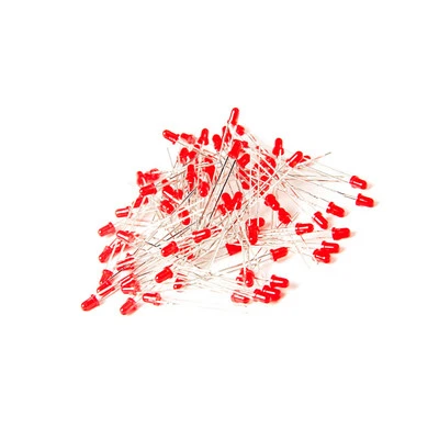 1000 Pcs Diffused LED 3MM RED COLOR RED LIGHT Super Bright NEW