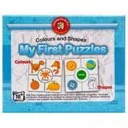 Educational Colours Puzzle Learning Can Be Fun My First Puzzle Colours And Shapes