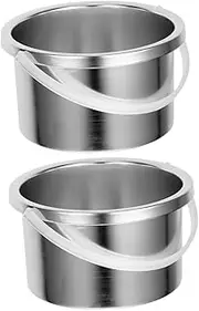 SAFIGLE 2Pcs Durable Aluminum Wax Melt Warmer Insert Temperature Control for Efficient Wax Melting Compact Wax Pot Liner for Home Salon Use