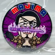 Majima Goro Yakuza Like a Dragon x Pop Team Epic Pin Badge Button