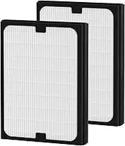 Ganteny Classic 200/300 Series Particle HEPA Filter Replacement Compatible with Blueair Classic 200/300 Series Air Cleaner Purifier Models 201, 203, 205, 215B, 250E, 270E, 303, 2 Pack