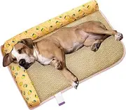 Cooling Dog Mat - Puppy Cave Cushion - Kitten Cooling Sleeping Pad for Balcony Yard, Hot Weather Puppy Cold Cushion