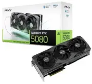 PNY GeForce RTX 5080 16GB Overclocked Triple Fan GPU Video Card