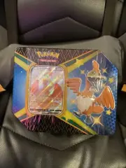 Brand New Pokemon Shining Fates Tin! Cramorant V Factory Sealed In Hand