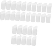 3sets Film Storage Containers Film Canisters Case Empty Caps Compact and Impact-Resistant 30pcs*3