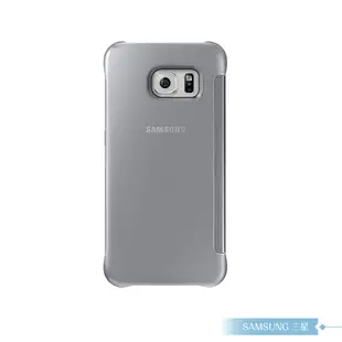 Samsung三星 原廠Galaxy S6 edge G925專用 全透視鏡面感應皮套 Clear View 智慧側掀