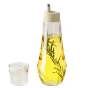 260ml Mouthwash Dispenser for Bathroom Glass Oil Container Vinegar Bottles for Kitchen