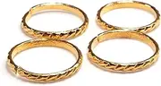 [Deccani Handicrafts] Daily Use Metal Alloy (Panchaloha) Toe Ring for Women- Single Round with Diagonal Cut, Non-Precious Metal, No Gemstone