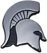 Michigan State University Spartans Metal Auto Emblem - Many Available! (Chrome)