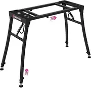 Liquid Stands Collapsible Piano Keyboard Stand - Adjustable and Portable Heavy Duty Music Stand for Kids & Adults - Fits 54-88 Key Electric Digital Pianos - Sturdy Musical Keyboard Table