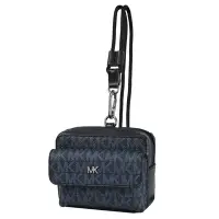 在飛比找Yahoo奇摩購物中心優惠-MICHAEL KORS GIFTING 經典MK印花鑰匙釦