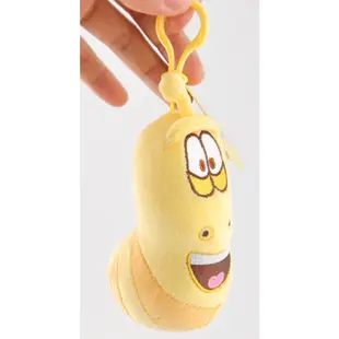 正版授權 ‎Larva爆笑豆豆蟲 痘痘蟲子毛絨玩具手機掛件公仔鑰匙扣布娃娃背包吊飾掛飾‎玩偶