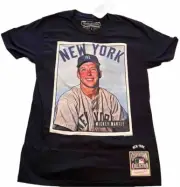 Mitchell & Ness Cooperstown Collection Mickey Mantle Graphic T Shirt Yankees Sm