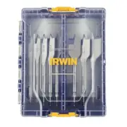 IRWIN 8-Piece x 6-in Woodboring Spade Drill Bit Set (IWAX128PC)