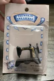 Thumbkin Treasures Dollhouse Mini Sewing Machine