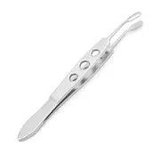 Premium Stainless Steel Meibomian Gland Expressor Professional Forceps Eyelid Massage Tweezers For Dry Eyes, High Precision Tweezer Tools (rectangle 2