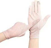 [LEIXIUSM] Sunscreen Gloves for Women's Thin Cycling lace Touch Screen Gloves